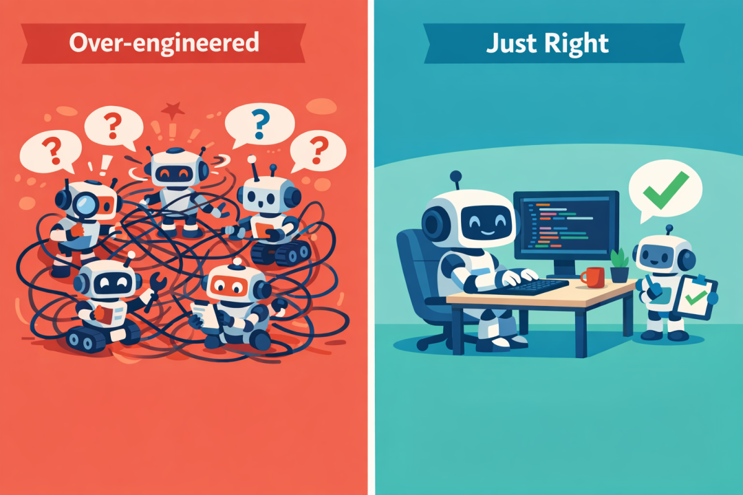 Over-engineered vs Just Right