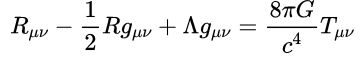 爱因斯坦重力场方程